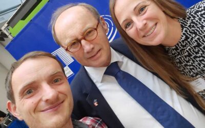 Kirchdorfer EU-Bot­schaf­ter:­innen treffen Dr. Othmar Karas
